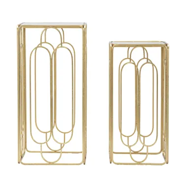 P/TELEFONO ARTY Para  Kwadratowy 34x34x70-29x29x60 cm